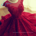 New Fashion Lace Appliques Sequined Red Prom Dress